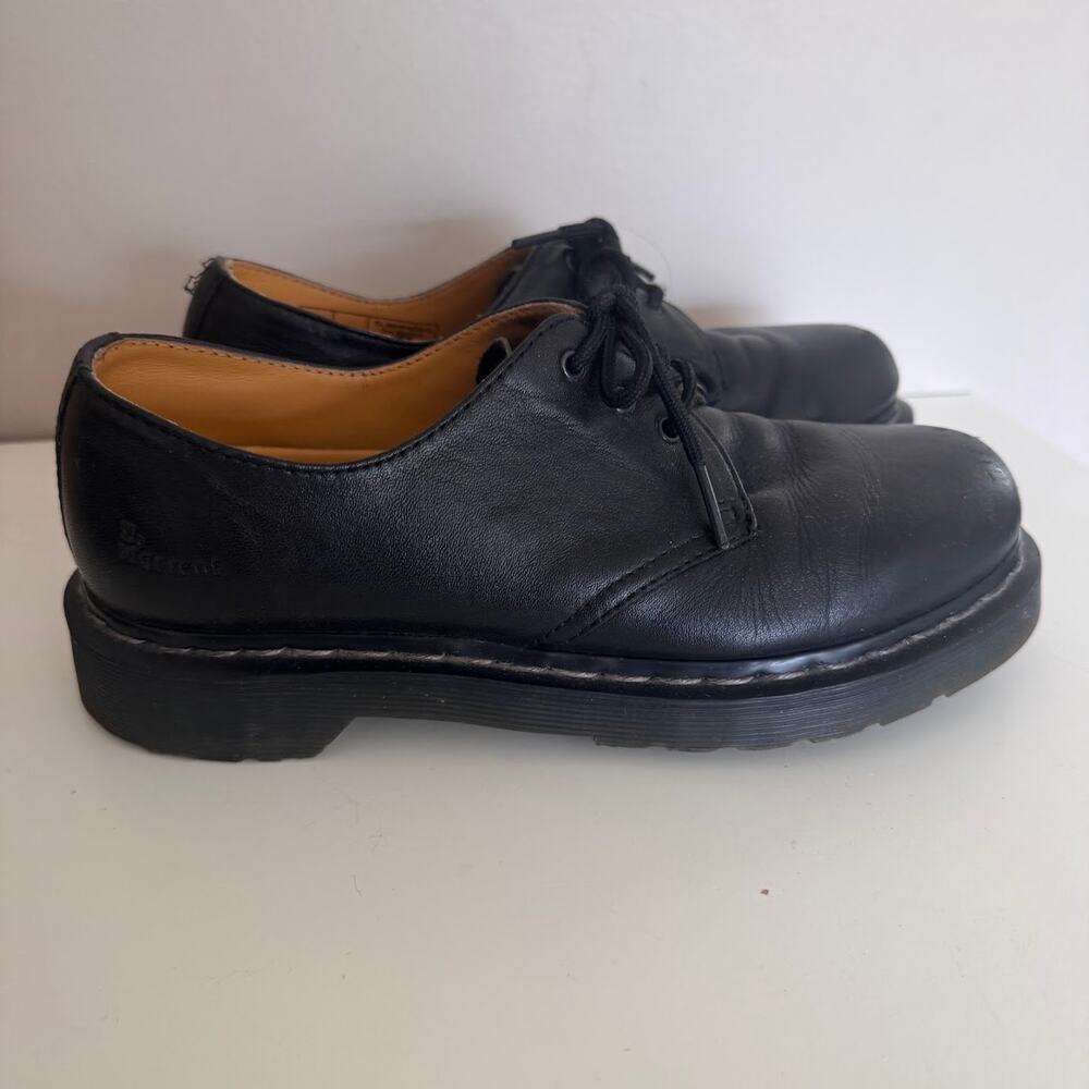 Dr. Martens 1461 Black Leather Oxford Lace Up Shoes Doc Size US 7